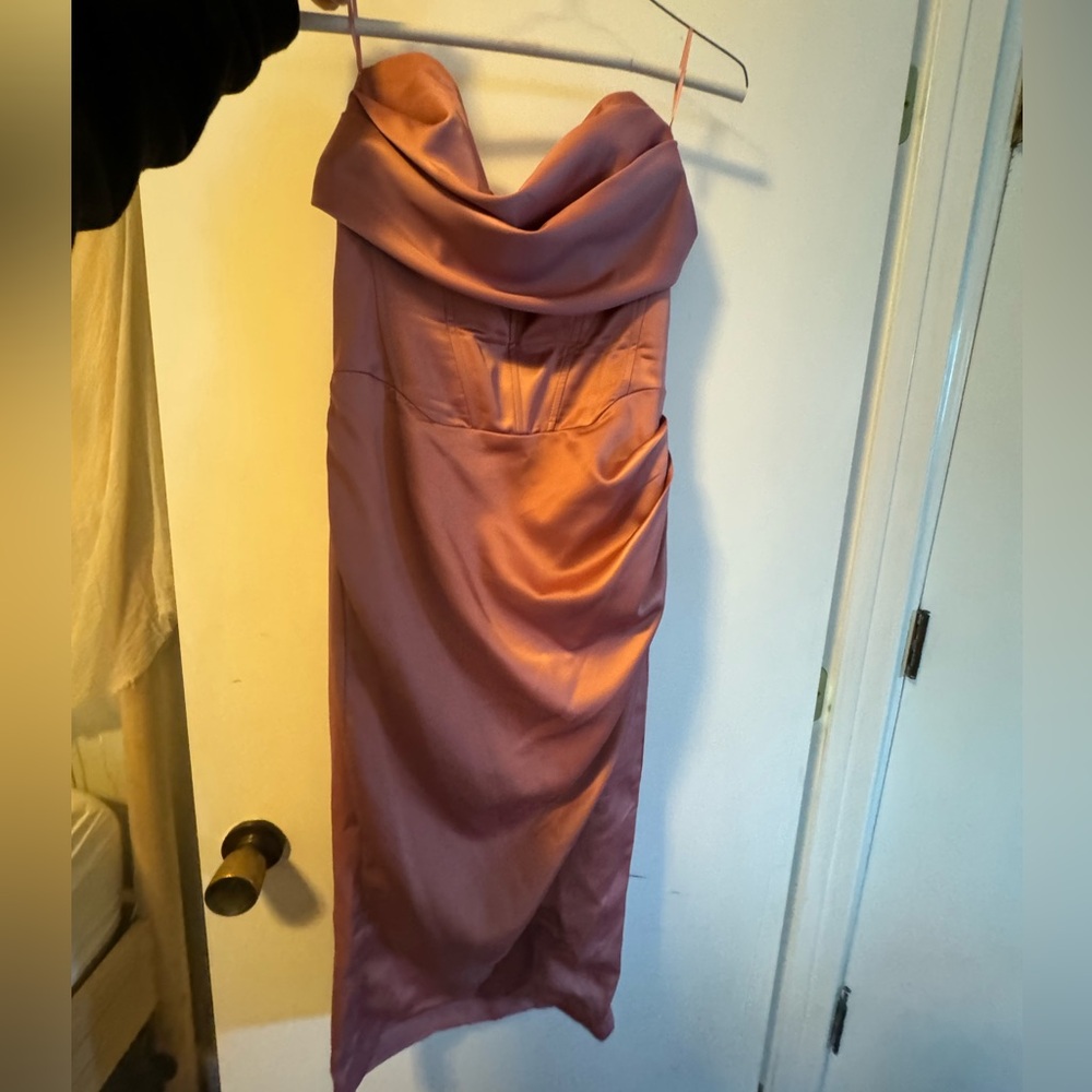 Maxi rose corset dress